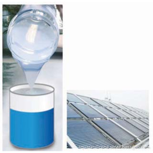 The Silicone Rubber Used for The Seal of Solar Energy Light-Absorbing Panels